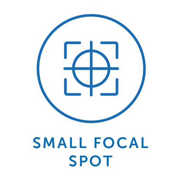 Small focal spot